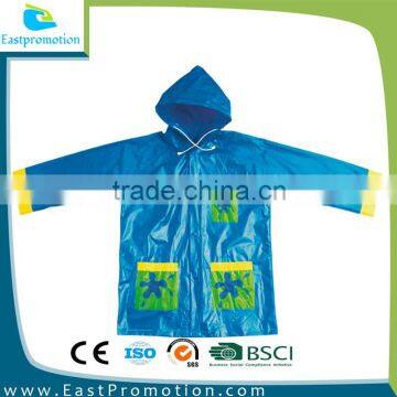 Plastic raincoat for korea men made in China