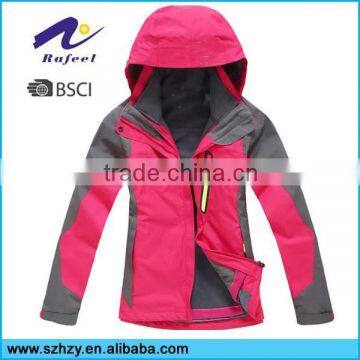 waterproof fashion mens hooded windbreaker jacket 100% polyester