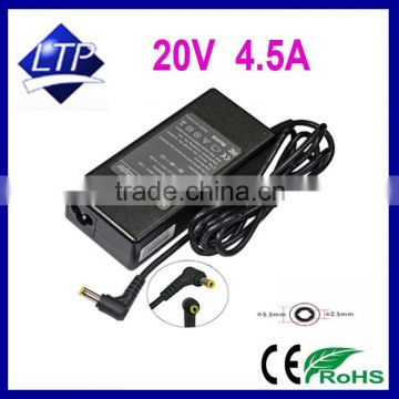 2016 New arrival ac Adapter 20V 4.5A 5.5*2.5mm power supply for Acer 90W notebook/laptop charger