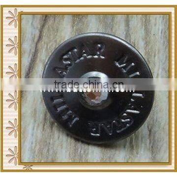 Factory wholesale metal suit button