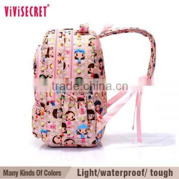 Manufacturers Polyester Waterproof Pink Cartoon School Fantasy Backpacks From China photo-5