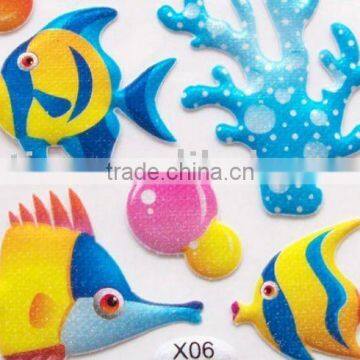 Decorative cartoon glitter stickers