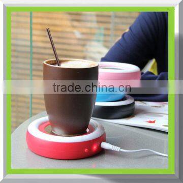 High quality portable plastic usb cup warmer