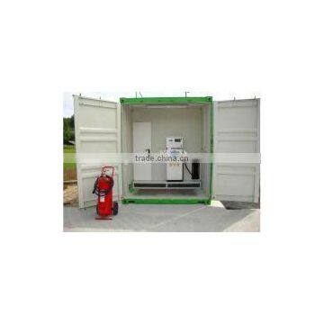 Skid mounted 20,000 -30,000 liters mobile fuel storage tank container station