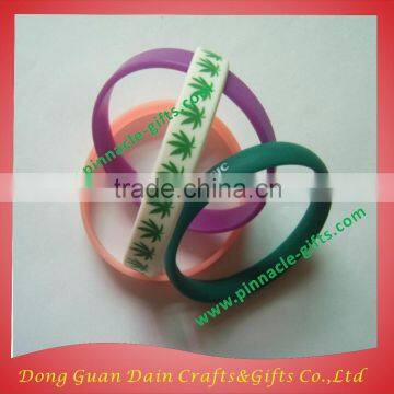 eco-friendly imprinting customized silicone wristbands