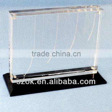 acrylic knife display stand with blank base