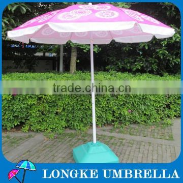 180gsm polyester fabric 90 cm radius advertising beach umbrella with carry bag