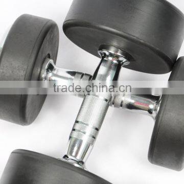 2015 best quality and hot selling rubber dumbbell