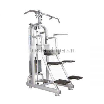 Assisted Chin Up and Dip Fitness Machine for indoor gym use