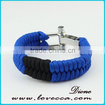 Paracord Survival Bracelet Adjustable Buckle Bracelets for Outdoor Emergency