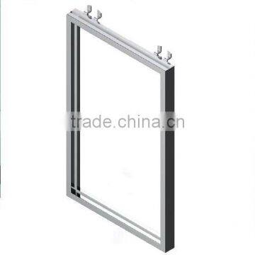 Metal sign holder with tabs/ Metal fixture sign holder