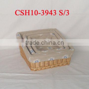 willow storage basket CSH10-3943S/3