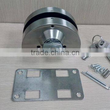 Stainless Steel Door Lock With 3 Brass Keys for Glass Door photo-2