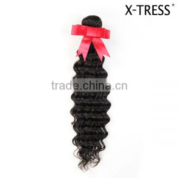 Made in China top selling deep wave natural raw virgin brazilian human hair