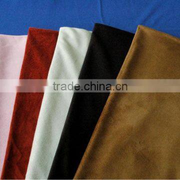 Knitted micro suede fabric for garments