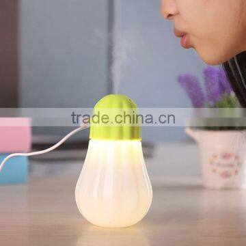 Best Selling in 2015 Pumpkin Mini Humidifier With LED Lamp, Usb Charging Ultrasonic Humidifier
