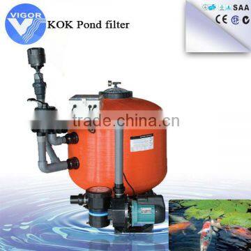 KOK Series fiberglass filtration combo for fish pool