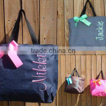 Wholesale Monogrammed Bridesmaid Tote Bags