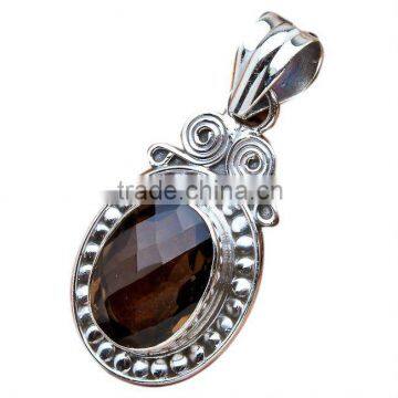 High End!! P3850 Wholesale 925 SilverJewelry Emerald Pendant Semi Precious Stone Jewellery Gold Gemstone Rings