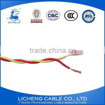 Copper conductor PVC insulated flexible twisting connector wire and cable