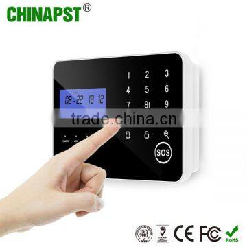 Good Quality 99 Wireless & 4 Wired Zones LCD Display PSTN+GSM home wireless alarms PST-PG994CQT