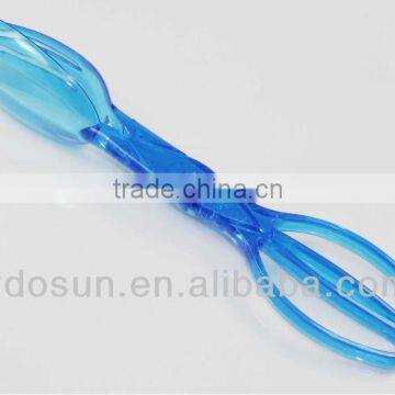 plastic silver salad tongs