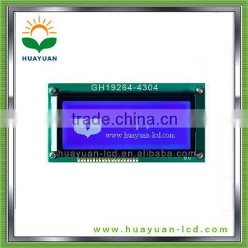 4.3inch stn 192x64 dots lcd display module composite with controller ks0107