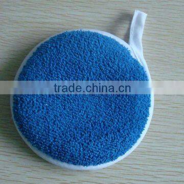 Round Microfiber Sponge Scourer w/Hanger