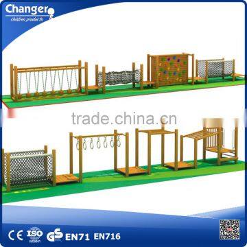 Made In China Promotion Price Cheap Wood Toy Outdoor Playgrounds wooden climbing