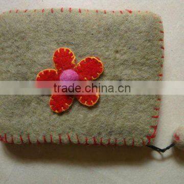 handmade ladies felt purse