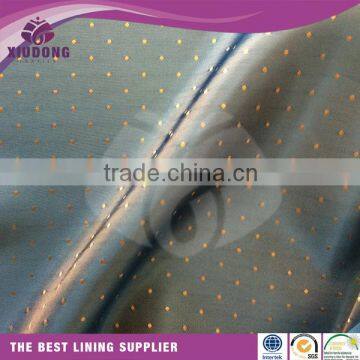 poly viscose dots lining fabric