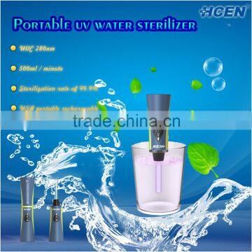 Portable uv led water sterilizer