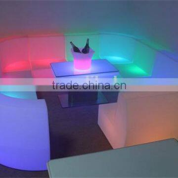 Color Change Outdoor Waterproof Plastic Bar Led Sofa With Remote Control photo-2