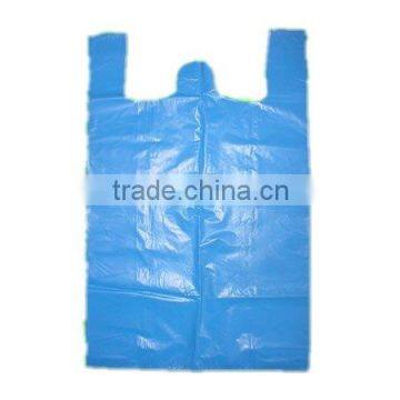 Supermarket plastic printed vest bag