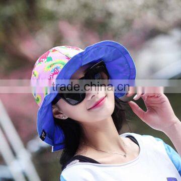 foldable fashion cotton hats wholesale promotion lady hat cheap