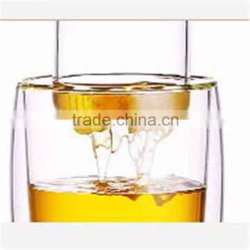 Drinkware Type Heat Resistant Double Wall Borosilicate Glass Cup With Filter And Glass Lid Stockage. photo-4