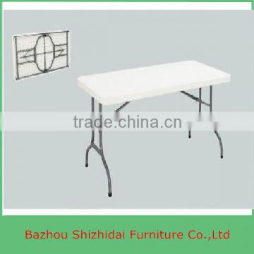 Good quality HDPE and metal leisure rectangular outdoor long table SD-152-1