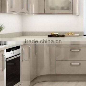 Lacquer Corner Sink Kitchen Cabinet for Sale photo-4