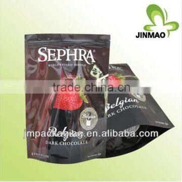 Color print stand up with zipper bag/biodegradable stand up bag with zipper/clear stand up zipper bags