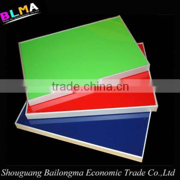 1220*2440 E1/E2 UV mdf /melamine mdf/ aluminium foil mdf boards with CARB or FSC