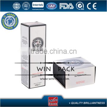 Good quality cosmetic packaging paper box, top quality paper box,custom silk screen packaging box