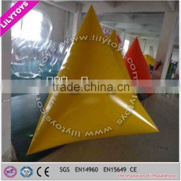 Wonderful shape hot inflatable paintball/triangle inflatable game