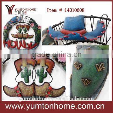 2015 metal western cowboy wall decor and metal craft