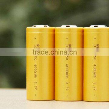 ICR26650E 26650 3.7V 4000mah li-ion rechargeable battery cell