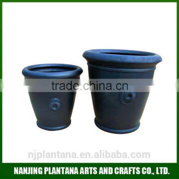 fiberglass round flower pots classic flower pots round pots