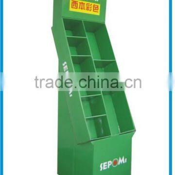 stationery cabinet/ cardboard floor stand display