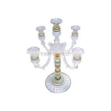 glass candelabra