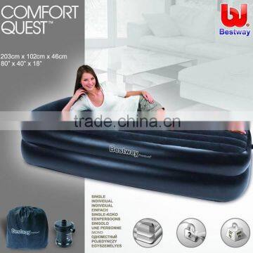 Bestway67381 double single flock mattress +62056 Europe electric pump