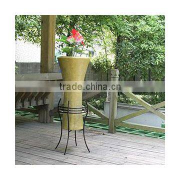 Hotel Use Luxury Pot Fashion Pots Fiberglass Plants Container and Flowers Pots Floating Bonsai