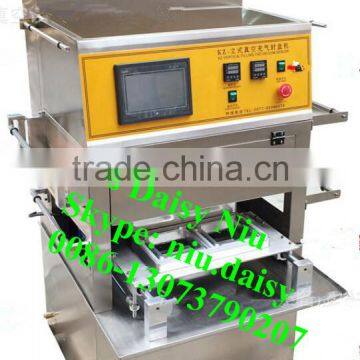 Vacuum Food Pastic Tray Sealer/fruit Tray Sealing Machine/vacuum Vegetable Packing Machine photo-2